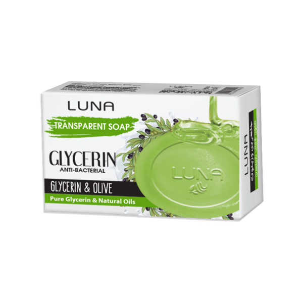 Luna Glycerin olive oil antibacterial soap 115 grams