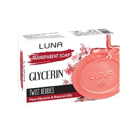 Luna Glycerin Soap Transparent Twist Berry 115g