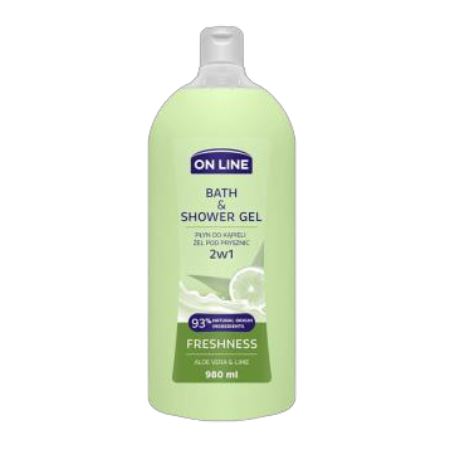 Online Shower Gel 2in1 Cream Shower Gel 980 ml