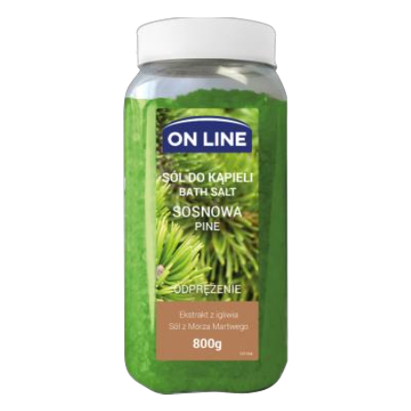 On line Bath Salt for the Body with Pine Extract and Dead Sea Salt 800 ml