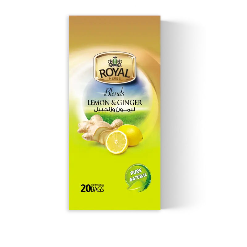 Royal Classic Lemon & Ginger 20 Sachets