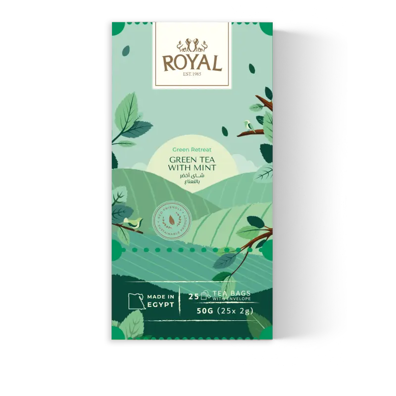 Royal Classic Green Tea with Mint 25 Bags