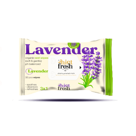 Hite Fresh 3in1 Wet Wipes Lavender Scent 32 pcs