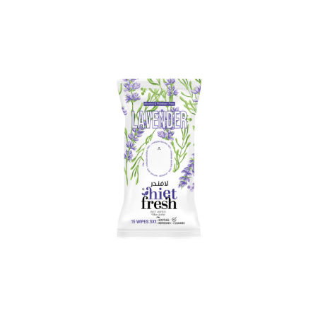 Hite Fresh 3in1 Wet Wipes Lavender Scent 15pcs