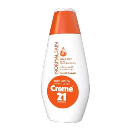 Cream 21 Aqua Soft Body Lotion for Normal Skin with Pro Vitamin B 400ml 