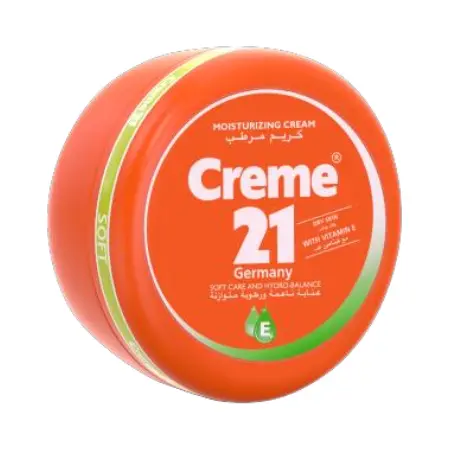 Cream 21 Moisturizing Cream for Dry Skin with Aloe Vera and Vitamin E 250ml