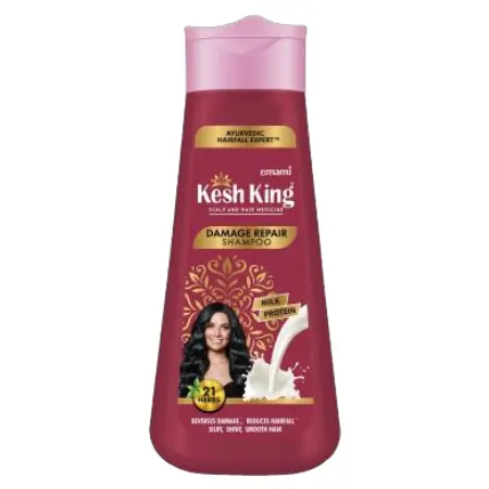 Kesh King Repair Shampoo for Damaged Hair with Milk Protein and 21 Ayurvedic Herbs 340ml 