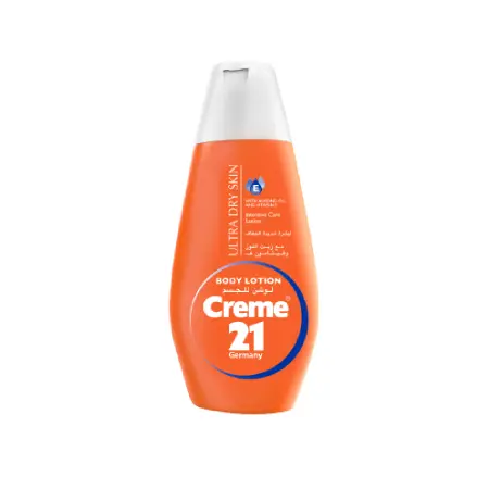 Cream 21 Body Lotion for Very Dry Skin with Almond Oil and Vitamin E 250ml 