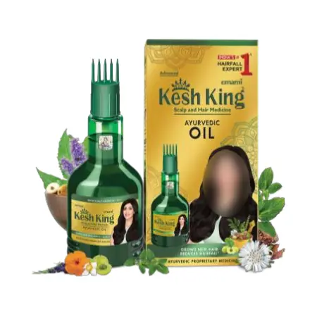 Kesh King Hair Fall Control Oil with Aloe Vera & 21 Ayurvedic Herbs 100ml 